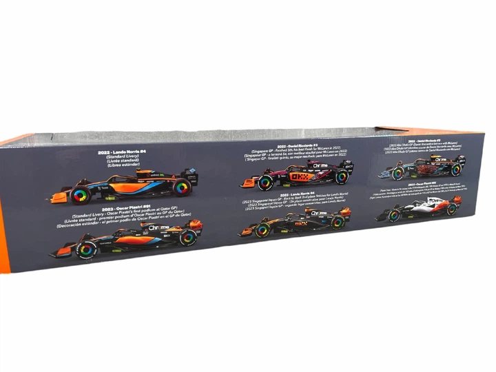 Bburago RB18 & MCL60 ミニカーセット Коллекционная модель Bburago RB18 F1 #1 (масштаб 1:24) black