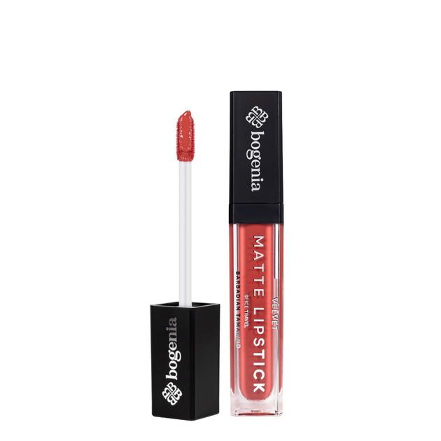 Помада для губ жидкая Bogenia Liquid Matte Lipstick Spice Travel BG720, № 010 Barbadian Tamarind - изображение 2