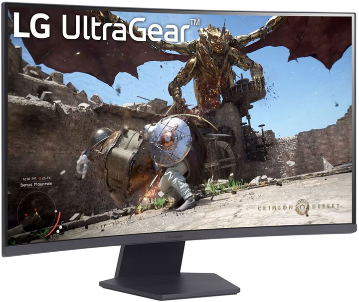 Monitor 32" LG UltraGear Curved Gaming Monitor 32GS60QX-B - obraz 2