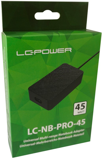 Блок живлення LC-Power 45W Black (LC-NB-PRO-45) - зображення 4