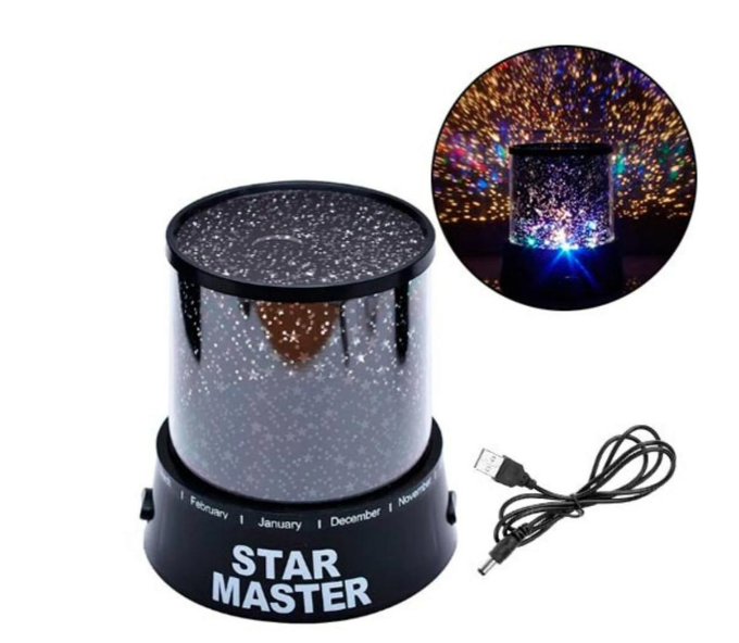 Ночник STAR MASTER H-28305 с адаптером — проектор звездного неба для дома - изображение 3