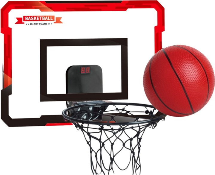 Набір для баскетболу LEAN Toys Kids Basketball Basket Backboard Counter Ball (5905991011033) - зображення 3