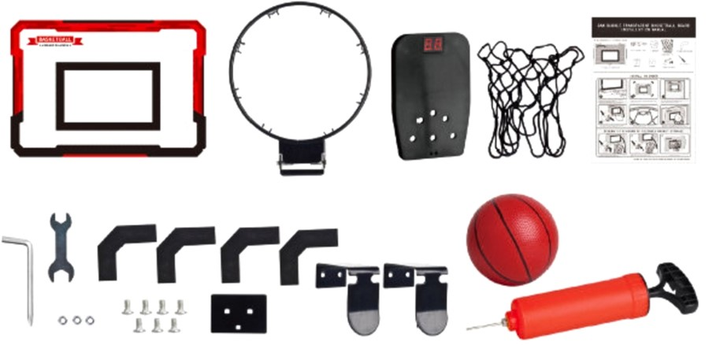 Набір для баскетболу LEAN Toys Kids Basketball Basket Backboard Counter Ball (5905991011033) - зображення 4