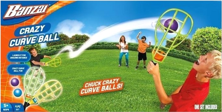 Zestaw do zabawy Banzai Crazy Curve Ball (0191124623760) - obraz 1