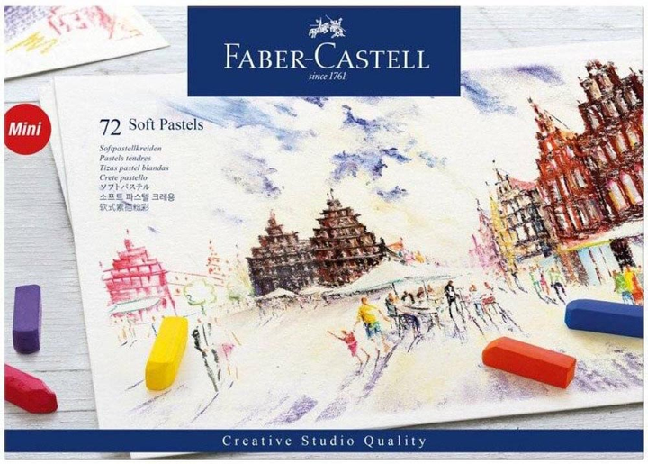 Zestaw pasteli suchych Faber Castell CS Mini 72 kolory (4005401282723) - obraz 1