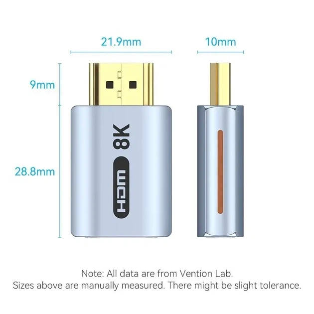 Перехідник Vention HDMI A - HDMI F прямий (AIVH0) - зображення 6