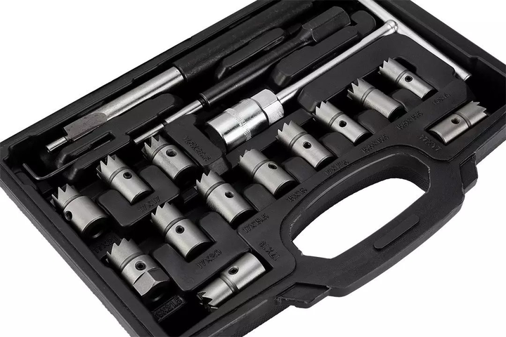 Zestaw frezów NEO Tools do gniazd wtryskiwaczy 17 szt. 11-885 (5907558435429) - obraz 3