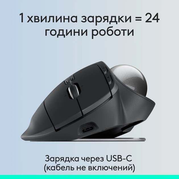 Мышь Logitech MX ERGO S Wireless Graphite (910-007260) – фото