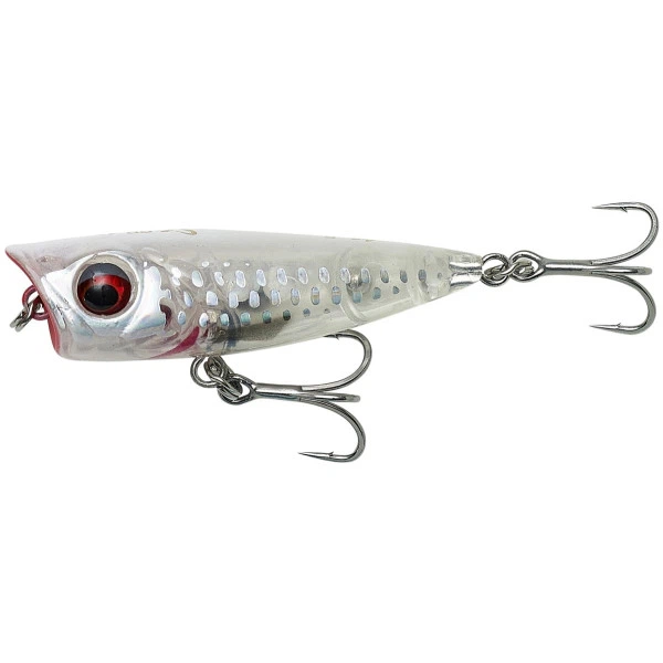 Воблер Savage Gear 3D Minnow Popper F 43mm 2.6g Crystal White - Фото 1 Воблер Savage Gear 3D Minnow Popper F 43mm 2.6g Crystal White - зображення 1