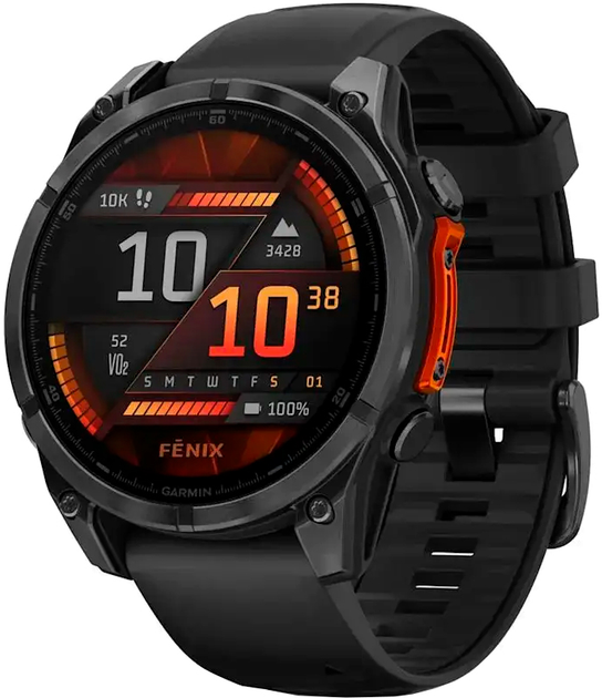 Смарт-часы Garmin Fenix 8 AMOLED 47mm Silicone Band – фото, отзывы ...