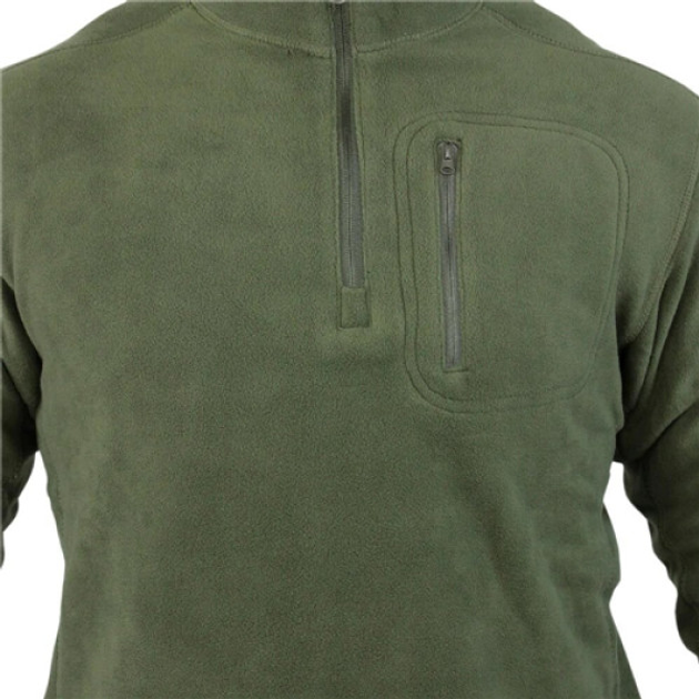 Кофта Condor-Clothing Quarter Zip Pullover. L. Olive drab - зображення 2