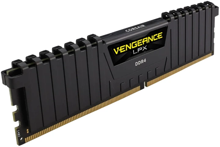 Оперативна пам'ять Corsair DDR4-2666 131072MB PC4-21300 (Kit of 4x32768) VENGEANCE LPX Black (CMK128GX4M4A2666C16) - зображення 3