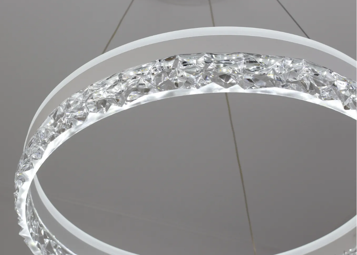 Керована світлодіодна люстра STELLA ICE 80W R-APP-500x1200-WHITE/CLEAR-220-IP20 - зображення 3