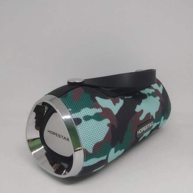 Портативная беспроводная Bluetooth колонка Hopestar H40 camouflage - Фото 4 Портативная беспроводная Bluetooth колонка Hopestar H40 camouflage - изображение 4