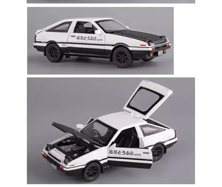 Модель металева Toyota AE86 Sprinter Trueno 1:32 16 см
