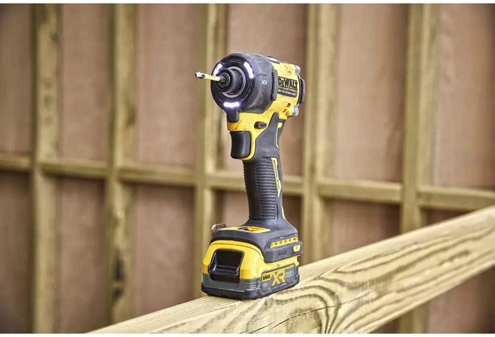 Шурупокрут ударний гідравлічний акумуляторний безщітковий DeWalt DCF870NT без акумулятора та зарядного пристрою - зображення 9