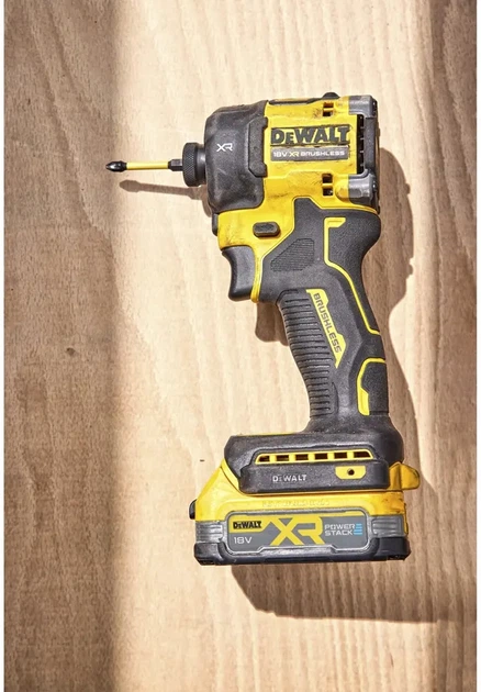 Шурупокрут ударний гідравлічний акумуляторний безщітковий DeWalt DCF870NT без акумулятора та зарядного пристрою - зображення 10