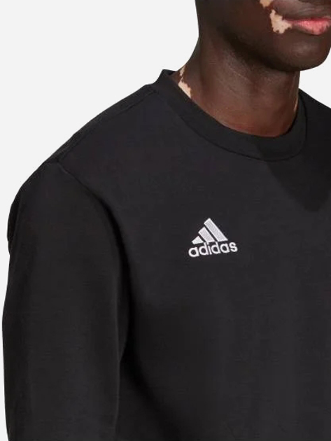 Bluza bez kaptura męska Adidas ENT 22 Sweat Top H57478 M Czarna (4065425166478) - obraz 4