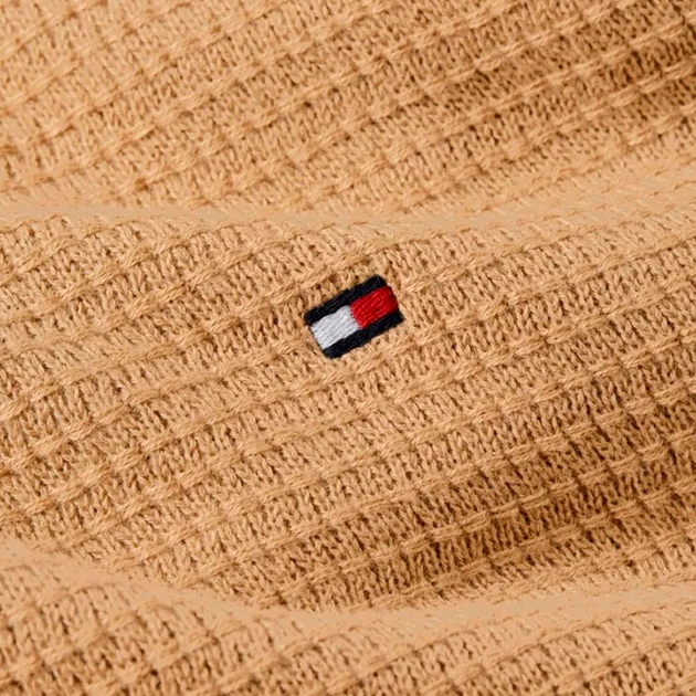 Джемпер чоловічий Tommy Hilfiger Regular Fit MW0MW31576 2XL Бежевий (8720644215487) - зображення 7