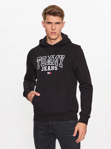 Худі чоловіче Tommy Jeans DM0DM16792-BDS S Чорне (8720644517321) - зображення 1