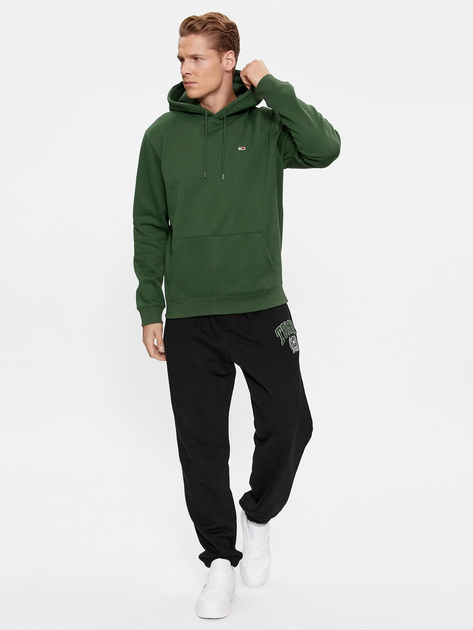 Худі чоловіче Tommy Jeans DM0DM09593-L2M XL Зелене (8720644492208) - зображення 3