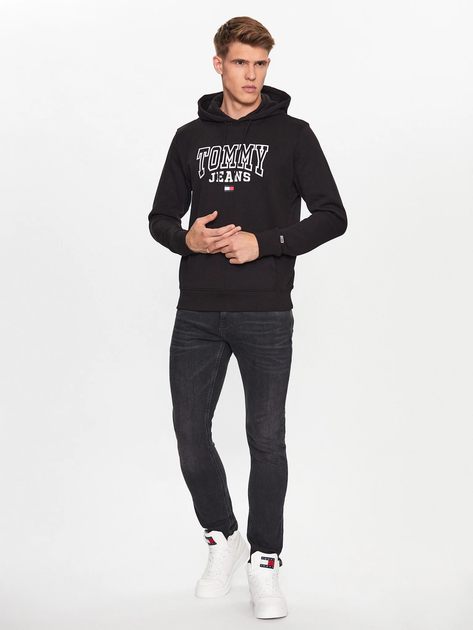 Худі чоловіче Tommy Jeans DM0DM16792-BDS L Чорне (8720644518090) - зображення 3