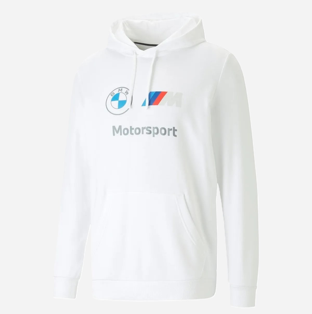 Bluza męska z kapturem Puma BMW MMS ESS FT 53814302 XL Biała (4065453005046) - obraz 6