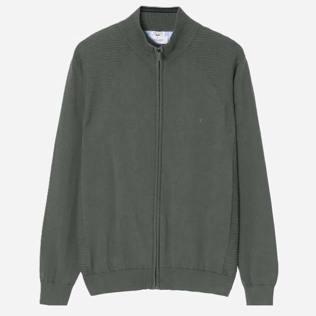 Sweter męski rozpinany na zamek Tatuum SWET T2219.356 S Khaki (5900142173769) - obraz 5