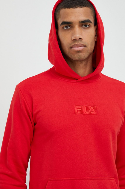 Худі чоловіче Fila FAM0159-30002 XL Червоне (4064556290120) - зображення 4