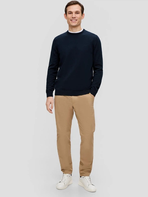 Sweter męski bawełniany s.Oliver 10.3.11.17.170.2143173-5978 XL Ciemnogranatowy (4099974990734) - obraz 3