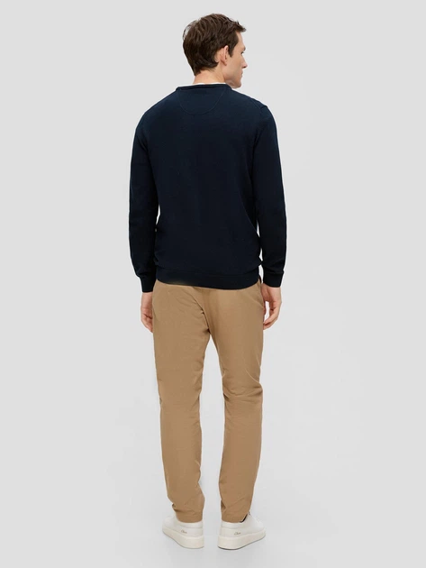 Sweter męski bawełniany s.Oliver 10.3.11.17.170.2143173-5978 XL Ciemnogranatowy (4099974990734) - obraz 4