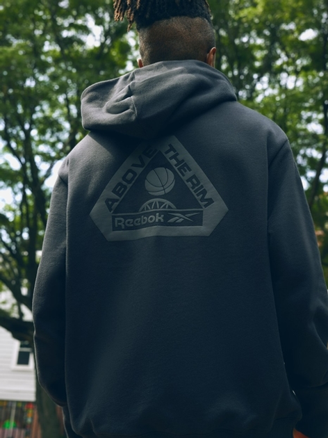Худі чоловіче Reebok Atr Hoopwear Hoodie 100075817 2XL Чорне (1200143304709) - зображення 6