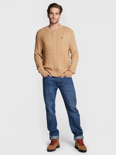 Sweter męski Polo Ralph Lauren prl710775885014 S Brązowy (3616414064803) - obraz 3