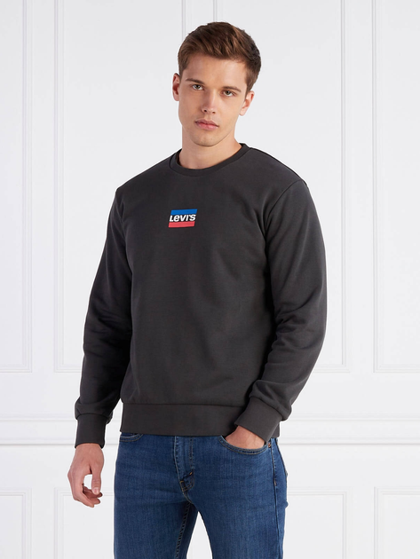 Світшот чоловічий Levi's Standard Graphic Crew Mini Sportswear S 38423-0046 L Чорний (5401043987870) - зображення 1