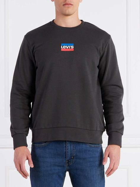 Світшот чоловічий Levi's Standard Graphic Crew Mini Sportswear S 38423-0046 L Чорний (5401043987870) - зображення 4