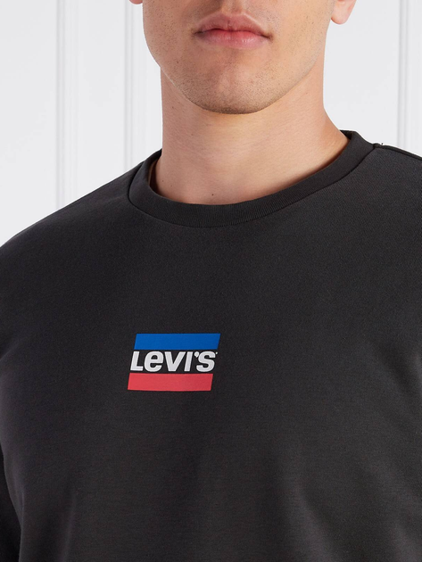 Світшот чоловічий Levi's Standard Graphic Crew Mini Sportswear S 38423-0046 S Чорний (5401043987887) - зображення 5