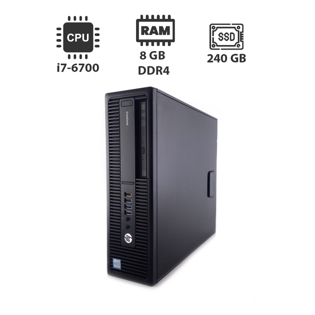 Компьютер HP EliteDesk 800 G2 SFF / Intel Core i7-6700 (4 (8) ядра