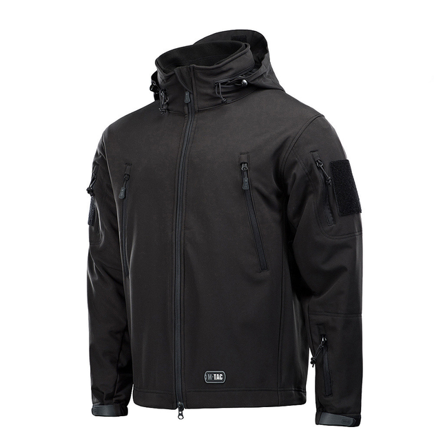 Зимовий Костюм M-Tac SoftShell Куртка з підстібкою Black та Штани чорний розмір 2XL - зображення 2