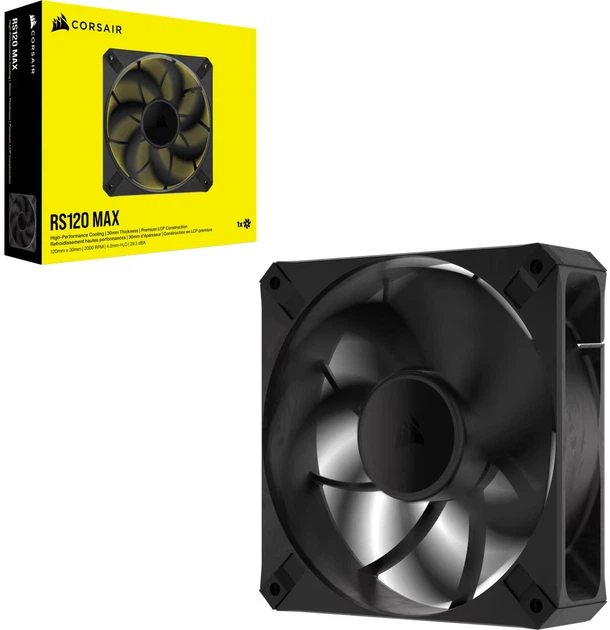 Кулер Corsair RS120 MAX Black (CO-9050170-WW) - зображення 4