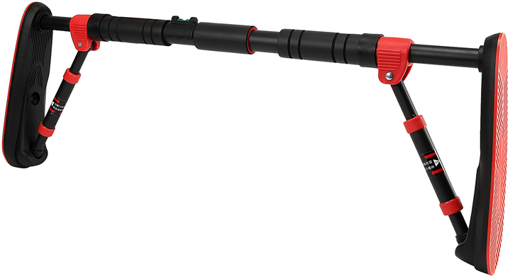 Турнік розсувний Cornix Elite 65-90 см Black/Red (XR-0289) - зображення 2