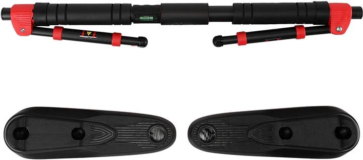 Турник раздвижной Cornix Elite 85-120 см Black/Red (XR-0290) - изображение 4