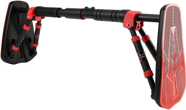 Турнік розсувний Cornix Elite+ 80-120 см Black/Red (XR-0294) - зображення 2