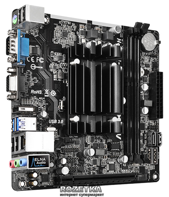 Материнская плата ASRock QC5000M-ITX/PH (AMD Kabini A4-5000, SoC, PCI ...