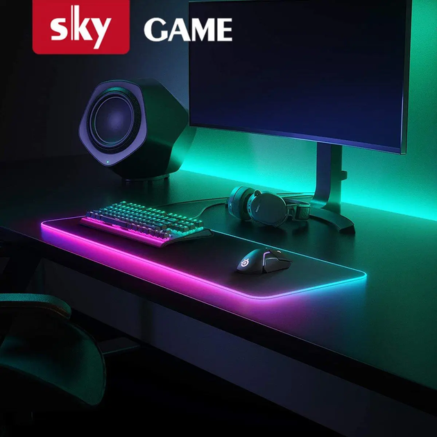 Геймерский коврик для мышки с RGB-подсветкой Niye на 360° ROG GM 900x400x4 ( G001 ) - изображение 5