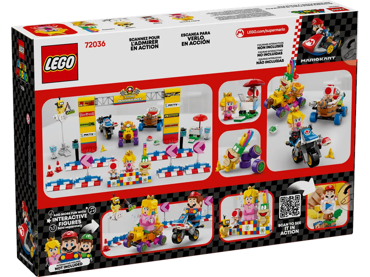 Zestaw klocków LEGO Super Mario Mario Kart: Zestaw Baby Peach i Grand Prix 823 elementy (72036) - obraz 7