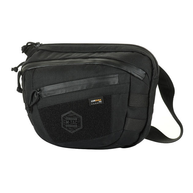 Сумка M-Tac Sphaera Hardsling Bag Large с липучкой Elite Black - изображение 1