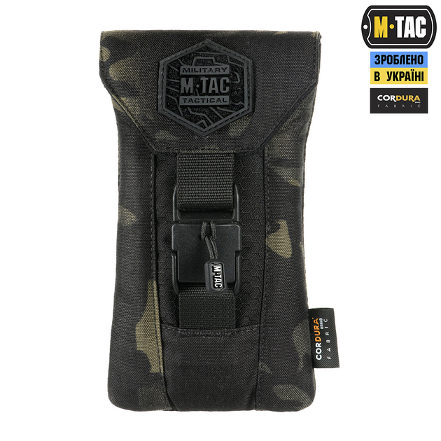 Подсумок M-Tac для смартфона Elite Large Hex Multicam Black/Black - изображение 2