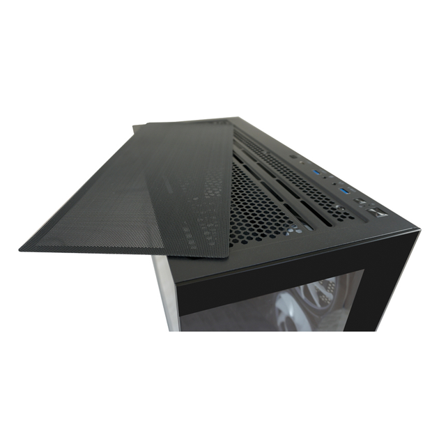 Obudowa LC-Power 715B Gaming Seamless Pale X Mid-Tower Black (LC-715B-ON) - obraz 6