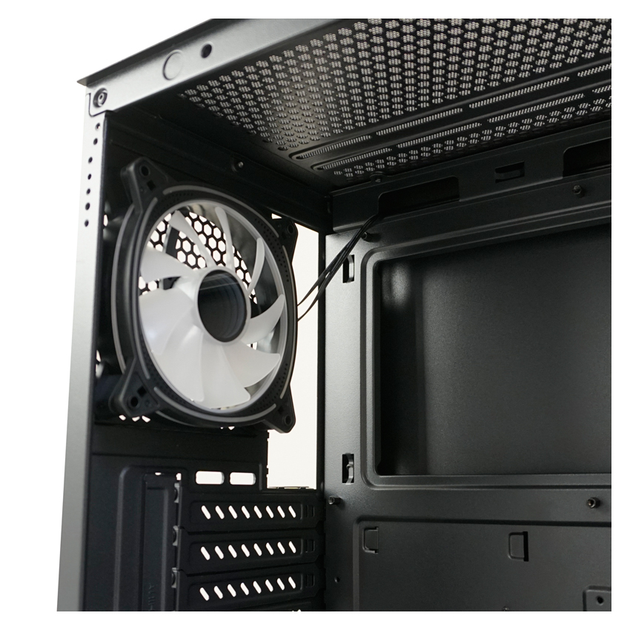 Obudowa LC-Power 715B Gaming Seamless Pale X Mid-Tower Black (LC-715B-ON) - obraz 8