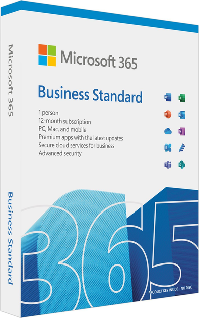 Oprogramowanie Microsoft 365 Business UK Box 5 Użytkowników 1 Rok (0889842861259) - obraz 1